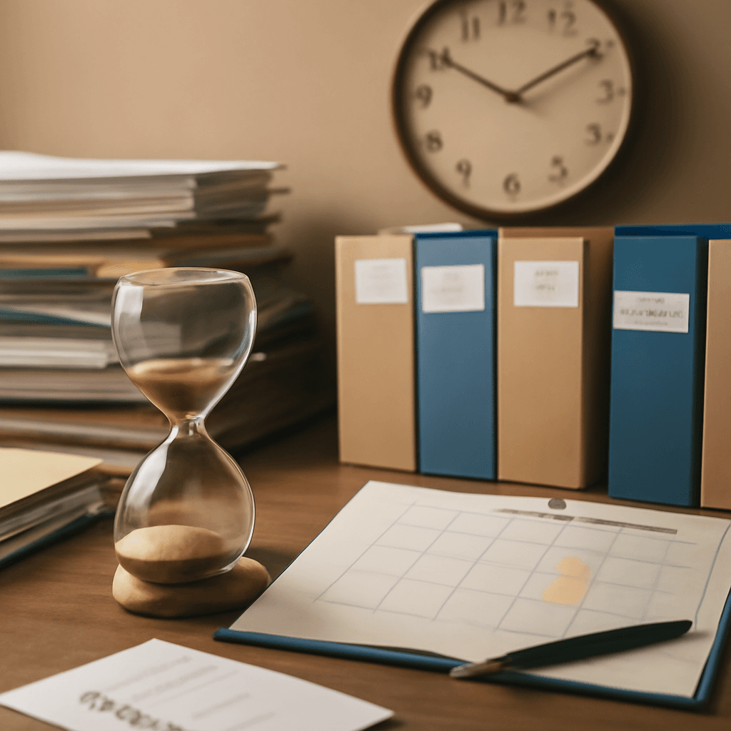 Guia prático de prazos no contencioso trabalhista e previdenciário: calendário local para não perder direitos